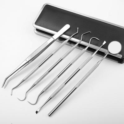 China Hygienic Healthy Non-slip Mirror Dental Instrument Mouth Mirror Needle Tools Care Surgical Oral Kit for sale