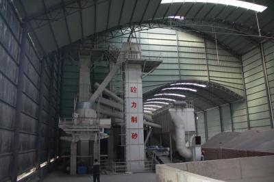 China High efficiency SHLS100 pollution free dry type manufactured sand making plant for great sale for sale