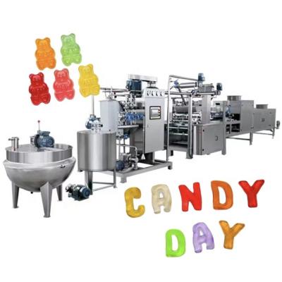 China Small Scale Hot Sale Manual Fruit Stainless Steel Soft Automatic Candy Making and Gummy Soft Candy Making Machine for sale