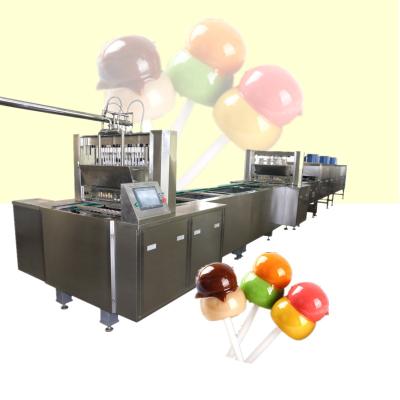 China Factory Long Service Life Lollipop Candy Making Machine Lolli Candy Depositing Line for sale