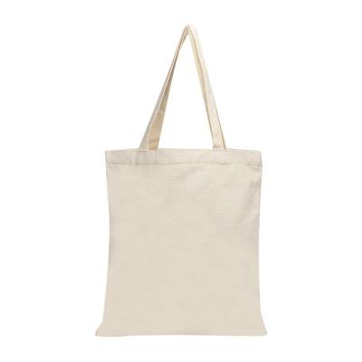 China Promotional Custom Blank Single Canvas Handled Cotton Bags Reusable Shopping Cotton Tote Bags With Custom Printed Logo for sale