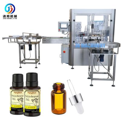 China CLOTHING JB-YX4 Automatic Liquid Vape Bottle Filling Machine Essential Oil Liquid Filling Capping And Labeling Machine Shanghai Manufacturer for sale