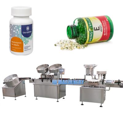 China Chemical Automatic Soft Gel Bottle , Capsule Counting And Filling Machine For 00 Size for sale