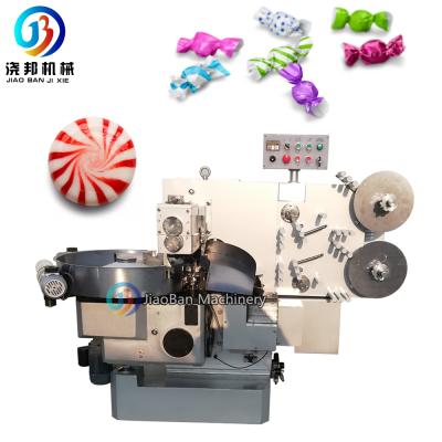 China New JB-600S Dual State Beverage Chocolate Candy Energy Bar Candy Packing Machine Twist Packing Machine for sale