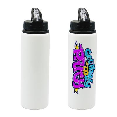 China Good quality viable 500ml sublimation aluminum water bottle and heat transfer printing sports water bottle for printing logo for sale