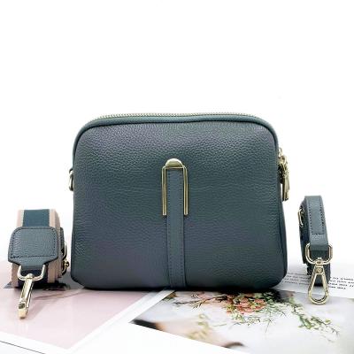 China Women Fashion Portable Hangbag Sling Convenient Bag Daily Lady Shoulder Bag For Woman Genuine Cowhide Leather for sale