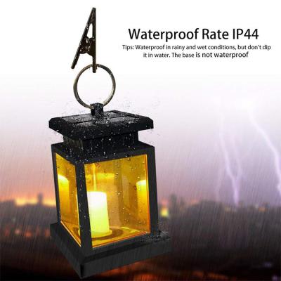 China Soft Effect Automatic Lighting Solar Candle Lanterns For Garden Retro Style Design for sale