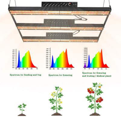 China 730nm UV IR LED Grow Light SAA 600w Samsung 301h Red Ir Uv for sale