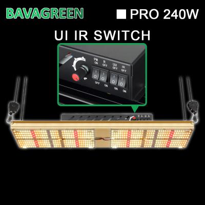 Cina Luce progressiva IR UV Daisy Chain Mobile App Control di Bavagreen 240W WIFI LM301H LED in vendita