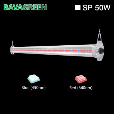 China 120cm T5 UV IR LED Grow Light 50W Optimal Spectrum 660nm 450nm for sale