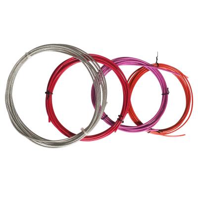 China Fitness All Colors Can Be Customized Chinese Jumping Children Jump Rope Gym Cable Steel Wire Rope for sale