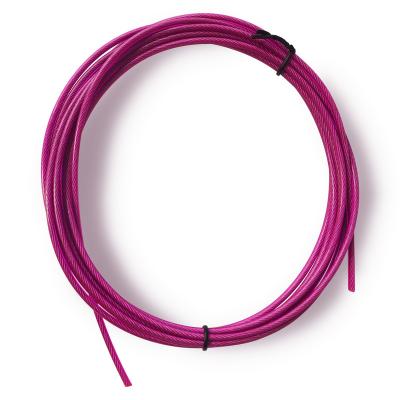 China Custom Logo Leather Jump Rope Fitness GYM Workout Fitness With Steel Wire PU PVC Speed ​​Jump Rope for sale