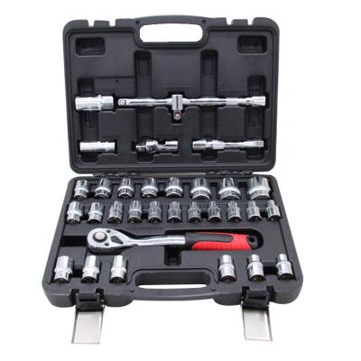 China Bottom Tool Kit Moq 32pcs Car Repair Boxat Tools Head Wrinch Set for sale