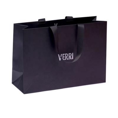 China Custom Unique Design Eco - Friendly Recyclable Printing Commercial Luxury Shopping Paper Gift Bag for sale