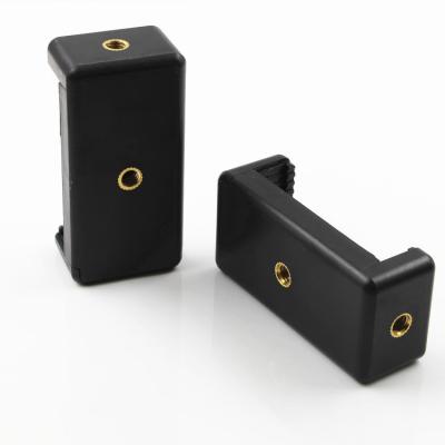 China ABS Universal Mobile Phone Clip Holder with Dual 1/4