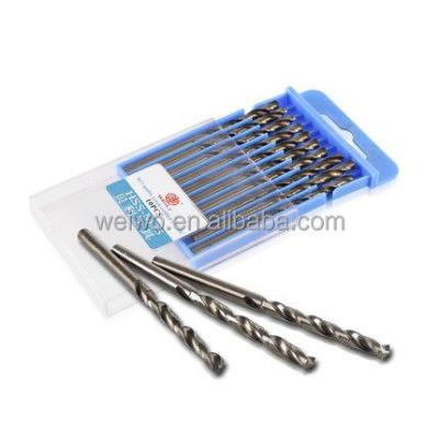 China DIN 338 Straight Drilling Holes M35 Straight Shank Twist Drill Bit (HSS-CO) for sale