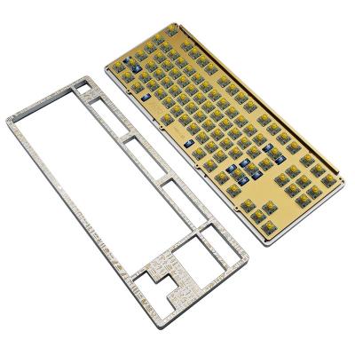 China High Speed ​​Aluminum Mechanical CNC 60 Custom Machine Metal Part Keyboard Machining Case for sale