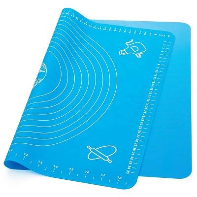 China Non Sustainable Reusable Free Standing Silicone Baking Mat Silicone Pastry Rolling Mat for sale