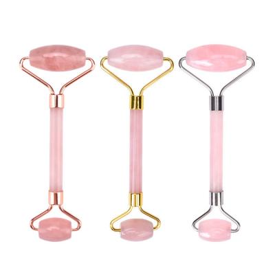 China Face Lift Beauty Jade Thrusting Jade Beauty Instrument Rose Roller Crystal Massager for sale