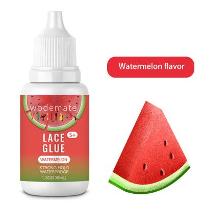 China Watermelon Fruit Watermelon Flavor Organic Lace Wig Glue Water Proof Hair Lace Glue Wig Adhesive and Tint Spray Wholesale Set for sale