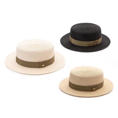 China Sun Protection & 2021 Wholesale Men Women Fashion Straw Beach Hat Breathable Stylish Summer for sale