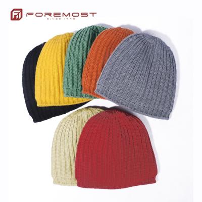 China Custom Wholesale COMMON Logo Designer Unisex Recycled Beanies Beanies Recycled Eco Friendly Knitted Hat For Men And Women for sale