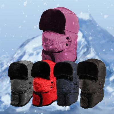 China 2021 Winter Trooper 100% Russian Winter Trooper Bomber JOINT Polyester Earflap Mens Ladies Fur Hats for sale