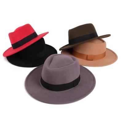 China Logo Luxury Women Unisex Spring Custom Made Wholesale Comfortable Fedora Hats For Adults for sale