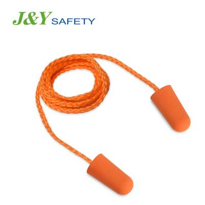 China Noise Reduction For All Noise Location BDS PU Foam Ear Plugs Slow Connected Earplugs With Super Soft Cord Ear Plugs For Sleep for sale