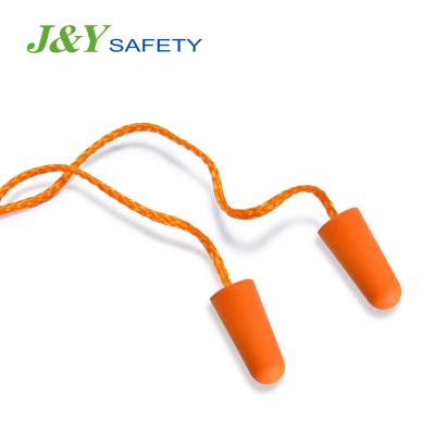 China Noise Reduction For All Working Red Noise Place Free Sample Earplugs Ear-plugs Logo PU Foam Ear Plugs For Noise Reduction for sale