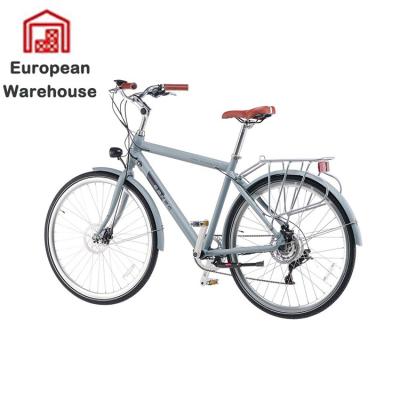 China Aluminum Alloy EU Warehouse Stock Classic Style City Electric Bike 250w 700C Wheels Women's Urban Green E Bike for sale