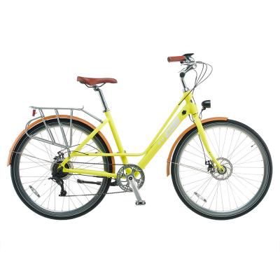 China Aluminum Alloy China Factory Price 250w Electric Bike City Bike Fast Delivery Adult Electric Bikes City for sale