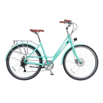 China Factory supply delivery aluminum alloy city bike 250w high quality electric ebike city electric bike helper cycle for sale