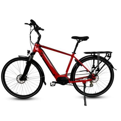 China Hot selling 2021 high quality external speed 8sp fashion design aluminum alloy city e bikes electric bicycle for adult for sale