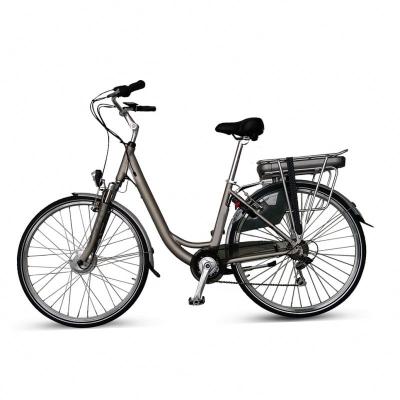 China 2021 Hot Sale 250W Green City Aluminum Alloy Chinese Cheap Electric Bike Road e Bike Ladies Electric Bicycle On Sale for sale