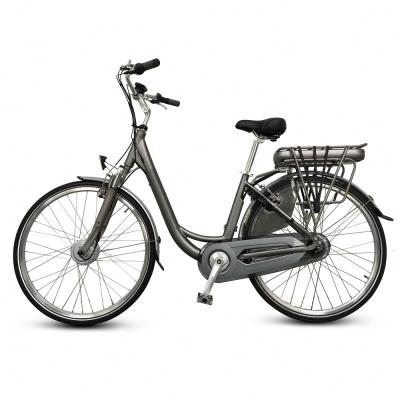 China EU warehouse aluminum alloy ebike 250w women's ebike china electric bicycle with 28 inch fat tires for sale