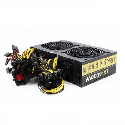 China 3300W 3600W ATX Desktop Power Supply 80 Switch Gold Plus PSU 220V for 12 GPUs for sale