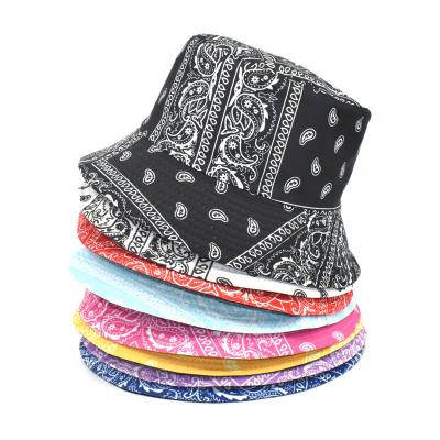 China 2021 New Style Bandana Breathable American Fisherman Hat Fashion Street Fashion Sun Bucket Hat Summer Comfort Fisherman Hat for sale