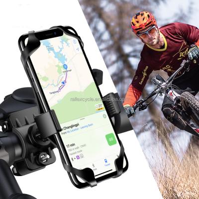 China RALLEX Motorcycle Bike Bicycle Phone Holder Adjustable Electric Bracket Five Claws Mechanical Bike Phone Holder for sale