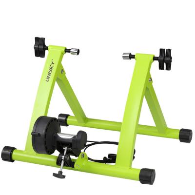 China Indoor Sports /indoor Bike Training Equipment Magnetic Resistance Indoor Bicycle Cycling Retraining Stationary Steel Trainer for sale