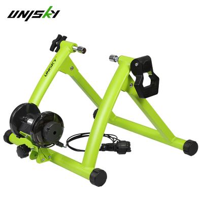 China Portable Indoor Sports /indoor Bike Trainer Stand Indoor Riding 6 Resistance Stainless Steel Bicycle Cycling Trainer for sale