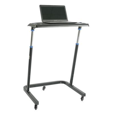 China Best Laptop Rolling Cart Height Table Mobile Laptop Stand Adjustable Height (Height) Computer Cart Desk for sale