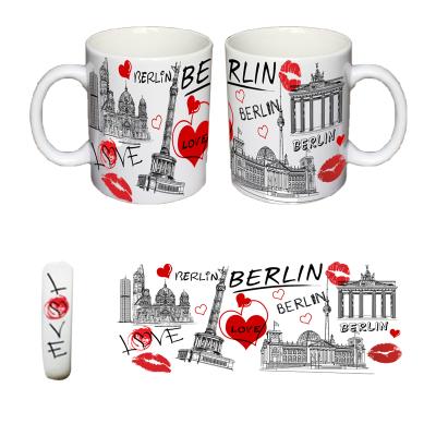 China High Quality Custom Travel Souvenir Mug Europe Coffee Tea Cup Reusable Ceramic Mug for sale