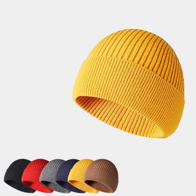 China JOINT Outdoor Core Spun Yarn For Man Colors Unisex Ladies Cold Proof Winter Hats Knit Hat Luxury Woman for sale