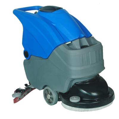 China Electric Floor Drying Machine Floor Push Hand Scrubber Hotels SC55-550J Floor Machine Cleaning Scrubber for sale