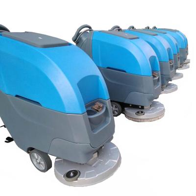 China Electric Convenient Push Floor Scrubber Hotels SC55 500D Hand Cleaning Machine for sale