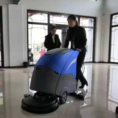 China Electric Push Floor Scrubber Hotels SC50-850 Hand Cleaning Machine for sale