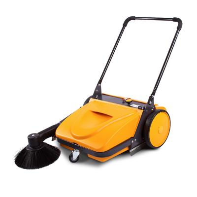 China SC700 Hotels Mini Sidewalk Mechanical Road Sweepers Floor Sweeper Machine for sale