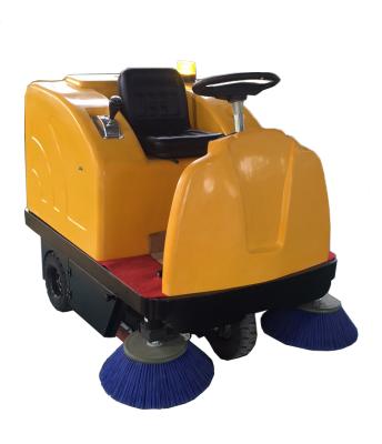 China Hotels KeJie SC-1380 Electric Ride On Driving Vehicle Floor Road Street Vacuum Cleaning Industrial Brush Sweeper Machine for sale