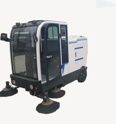 China Hotels KeJie SC-2000ZX Electric Lathe On Driving Vehicle Floor Road Street Vacuum Cleaning Industrial Brush Sweeper Machine for sale